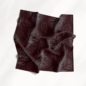 Écharpes en soie imprimées sur mesure, sans minimum de commande, bandanas en soie personnalisés, écharpes en soie surdimensionnées de créateur - Product Image 3