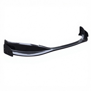 Car Accessories Carbon Fiber Front Lip Bumper Chin Spoiler Winglet <b>Splitter</b> for Honda FIT JAZZ GE 2009-2013 - Product Image 1