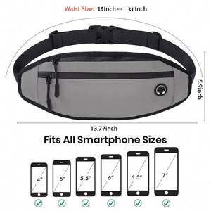 Muestra Gratuita, Riñonera de Moda Personalizada al por Mayor, Riñonera Pequeña, Cinturón de Correr para Mujeres y Hombres - Product Image 2
