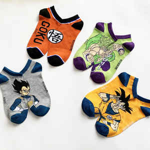 <span class=keywords><strong>Calcetines</strong></span> cortos de dibujos animados para hombre, Medias divertidas de <span class=keywords><strong>Dragon</strong></span> calcetina, Goku, bola, personalidad, novedad de 2022 - Product Image 4