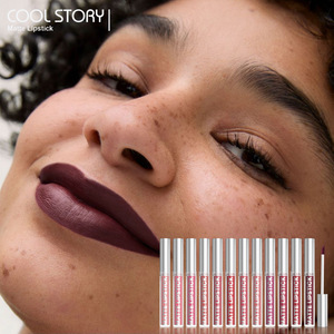 Lucidalabbra Opaco in 12 Colori, Rossetto Liquido Economico all'Ingrosso, Trucco Labbra a Lunga Durata, Rosso Sexy, Rosa, Nude, Gloss Labbra in Confezione Conveniente - Product Image 4