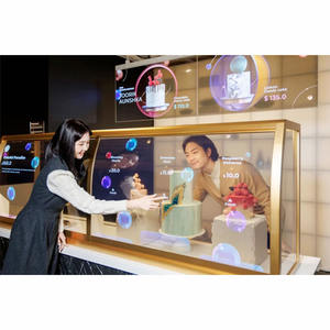 หน้าจอ <span class=keywords><strong>OLED</strong></span> แบบโปร่งใสต่อประกอบได้ ทีวีแนวตั้ง HD 1920x1080 บางเฉียบ แสงส่องสว่างในตัว ระบบสัมผัสอัจฉริยะ สำหรับโฆษณาในห้างสรรพสินค้า - Product Image 5