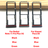 Plateau double SIM en gros pour Redmi Note 14 11 Pro Plus 5G, support de plateau de cartes SIM pour téléphone portable Xiaomi Poco C85, remises en gros
