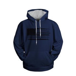 Sweat à capuche brodé drapeau USA pour homme en édition limitée Streetwear patriotique à collectionner - Product Image 4