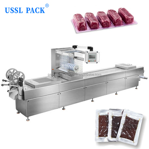 Machines d'emballage multifonctions DLZ-320T pour viande, poulet, viande collante, avec remplissage de gaz, thermoformage, <span class=keywords><strong>machine</strong></span> d'emballage - Product Image 1