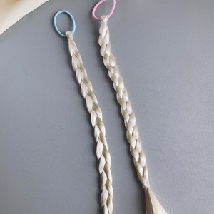 Accesorios para pelucas <span class=keywords><strong>de</strong></span> muñecas DIY <span class=keywords><strong>de</strong></span> la serie Princesa <span class=keywords><strong>de</strong></span> Hielo y Nieve para niños, trenzas blancas, lazos para el cabello, semiterminados, <span class=keywords><strong>de</strong></span> plástico/resina, doble máquina - Product Image 2