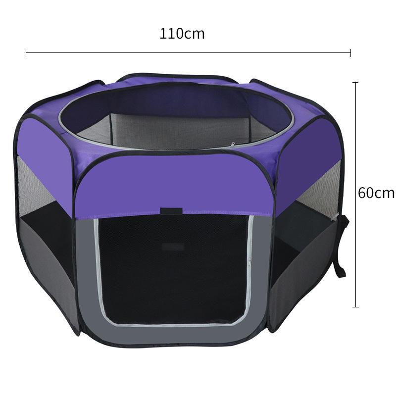 Sac extérieur hexagonal grand format, violet et gris.