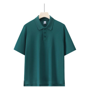 Camiseta Polo de Poliéster de Color Sólido para Hombre, Manga Corta, Ropa de Trabajo, Uso Diario - Product Image 4