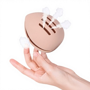 Sac de rangement anti-poussière et respirant pour éponge de maquillage B21 en silicone, option logo personnalisé, outils de beauté portables, vente chaude - Product Image 5