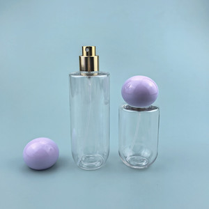 Flacone di Profumo di Lusso in Plastica da 80ml 100ml 150ml con <span class=keywords><strong>Fondo</strong></span> Rotondo e Pompa <span class=keywords><strong>Spray</strong></span> a Baionetta - Product Image 3