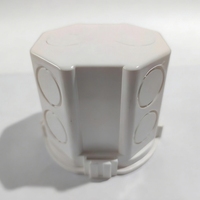 Boîte de jonction électrique en PVC imperméable à haute durée de vie, surface lisse, boîte de projet électrique, normes européennes
