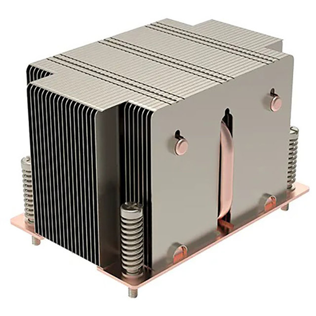 2U Passive 3 Copper Heat Pipe Cpu Cooler Aluminum Fin Heatsink for AM5 AMD Ryzen 7000 Series