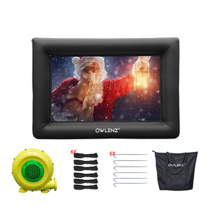 Đen vuông độ nét cao Inflatable ngoài trời màn hình chiếu di động và dễ dàng để lưu trữ quảng cáo Inflatable Logo - Product Image 2