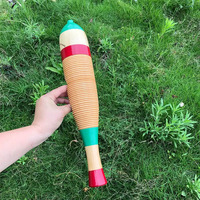 Kids Percussion Instruments, Wooden Frog Guiro, Scrape Frog; Frog Clapper Toy Simulating Frog Croaking Sound