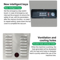 Machine d'emballage sous vide automatique DZ400, prix d'usine, pour aliments, riz, café, poisson, saucisses, poulet, viande, thé