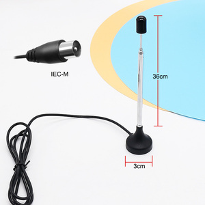Antennes FM télescopiques à gain élevé <span class=keywords><strong>75</strong></span> ohms, antennes <span class=keywords><strong>DAB</strong></span> FM intérieures, antennes radio M avec 3 adaptateurs pour radio FM numérique - Product Image 3
