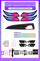 Éclairage d'ambiance LED SJC pour l'intérieur de voiture, 256 couleurs, pour BMW Série 1 F20/F21 2012-2016, décoration automobile 12V, accessoires de garniture