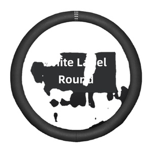 Cubierta de volante de gamuza para coche, accesorios interiores universales para coche de automovilismo suave, Protector para mujer y hombre - Product Image 1