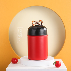 Boîte à lunch isotherme de luxe 2026, gourde alimentaire thermique, tasse de bureau anti-fuite, écologique, en acier inoxydable sous vide, avec logo personnalisé pour enfants - Product Image 4