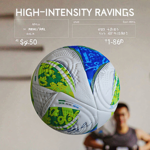 Ballon <span class=keywords><strong>de</strong></span> football en cuir PU thermocollé Zuoman, très vendu, taille 5, pour entraînement et matchs en intérieur et extérieur, 0,4-0,45 kg - Product Image 2