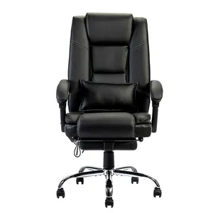 Novo design Sala de estar Sofás Mobiliário Cadeira de Couro Reclinável Cadeiras de Escritório Com Função de Massagem Relax Massager