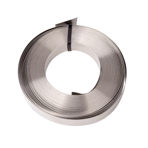 Ss 316 304 Tiras de embalaje de acero inoxidable Correa de flejado de acero inoxidable 19x0,7mm - Product Image 6