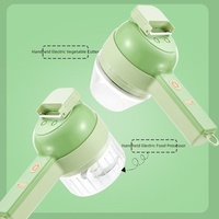 Hachoir Électrique Portable Sans Fil pour Ail et Légumes, Mini Broyeur Alimentaire Puissant pour Épices, Herbes et Aliments pour Bébé