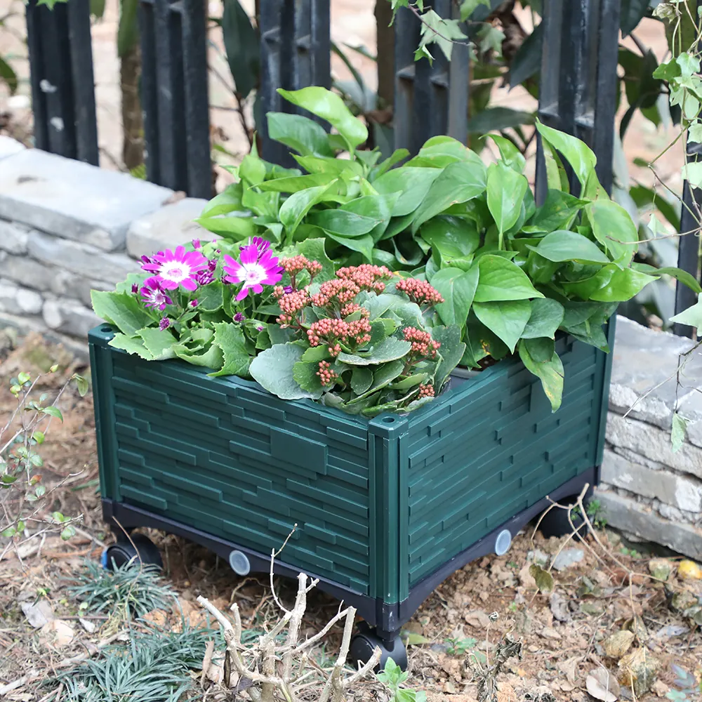 Planteur de pommes de terre, Kit de culture pour plantes, lit de jardin surélevé avec arrosage à plusieurs niveaux, balcon, Support moderne en plastique