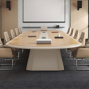 <span class=keywords><strong>Tavolo</strong></span> <span class=keywords><strong>da</strong></span> Conferenza <span class=keywords><strong>da</strong></span> 87 a 315 Pollici di Larghezza (<span class=keywords><strong>da</strong></span> 7 a 26 Piedi) per <span class=keywords><strong>6</strong></span> a 26 Persone con Gestione Cavi, Prese di Corrente Integrate e Ampio Spazio di Archiviazione - Product Image 2