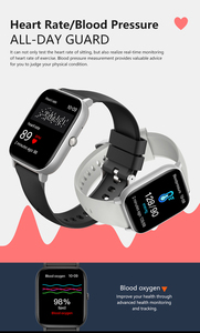 Nouvelle montre connectée C09 à prix avantageux, surveillance de la fréquence cardiaque, de la pression artérielle, du sommeil, suivi de la santé, tracker de fitness, montre intelligente pour femmes et hommes - Product Image 3