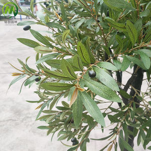Vente en gros d'olivier artificiel personnalisé de haute simulation d'olivier avec des fruits naturels à la recherche de décoration intérieure et extérieure - Product Image 4