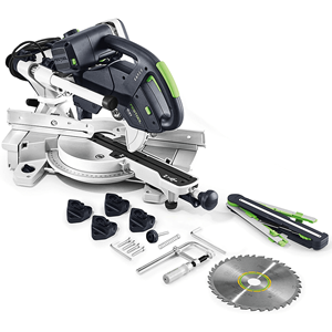 Sierra Ingletadora Compuesta Deslizante Festool KAPEX de 1200W y 216mm de la Mejor Calidad, VENTA RÁPIDA para Bricolaje con Foco LED, Envío Gratis - Product Image 1
