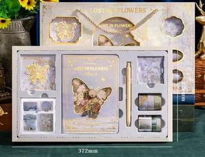 Coffret Cadeau Luxe Papillon en Cuir PU avec Stylo et Pot à Stylos, Impression UV, Emballage Personnalisé pour Événements d'Image de Marque d'Entreprise, Vente en Gros - Product Image 3