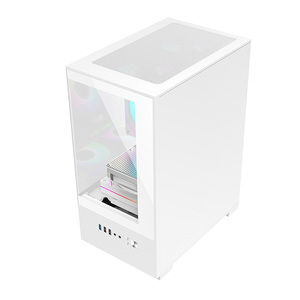 Nhà máy OEM mới được thiết kế mATX <span class=keywords><strong>PC</strong></span> trường hợp cho game thủ 3 mét cong Tempered Glass bảng điều chỉnh & RGB người hâm mộ - Product Image 3