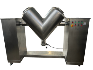 Mezclador de Polvo Industrial Automático Tipo <span class=keywords><strong>V</strong></span>, Totalmente en Acero Inoxidable, Capacidad de Procesamiento Químico, Motor con Caja de Engranajes, Alta Precisión - Product Image 3