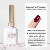 Kit de vernis gel professionnel YF Brand : Top Coat sans résidu, Base Coat renforcée super brillante, Gel de construction et de transfert