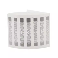 УФ-метка RFID 860-960 МГц, прозрачная, самоклеящаяся, для управления запасами, складом и книгами