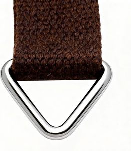 BIKICOCO Metal Triangle Ring Buckle Connectors Round Edge Webbing Bag Clasp <b>Handbag</b> Strap Making Hardware <b>Silver</b> Pack Of - Product Image 3