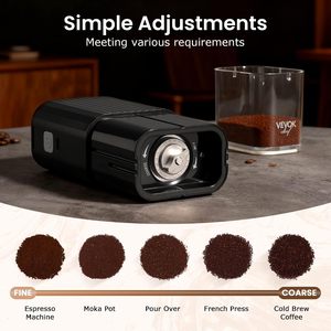 Machine à café électrique portable rechargeable avec moulin intégré en acier inoxydable pour voiture et extérieur – Nouveauté pour voyage et pique-nique – Outils à café avec noyau en céramique - Product Image 3
