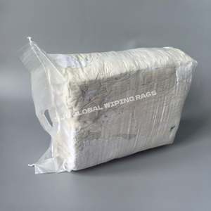 Trapos de Limpieza Blancos de Algodón, Paños de Limpieza de Tela Blanca, Trapos de Felpa para Limpieza - Product Image 1