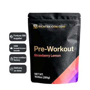 Oem תזונה שרירים משקל רווח כושר מותג פרטי סיטונאי מותאם אישית מראש אימון תוסף מראש אימון אבקה - Product Image 1
