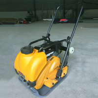 Compacteur à plaque vibrante 600*500MM avec support pour les mains, moteur essence haute puissance 30KN, pour le compactage du béton en construction