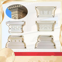 Moule de Tête de Pilier Romain 3D en Plastique ABS Haute Précision pour Béton, Marque Reazone, Durée de Vie de 3 Ans, Décoration Extérieure, Modèle RZH