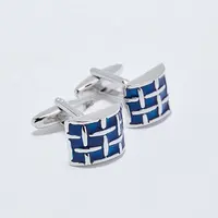 Silver Stainless Cufflinks for Men, Gift