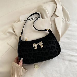 Bolso de Hombro de Moda con Estampado de <span class=keywords><strong>Leopardo</strong></span>, Estilo Mariposa, Tendencia 2026, Bolso Pequeño Cuadrado de Alta Gama - Product Image 3