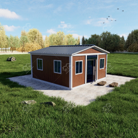 Casa Contenedor Desmontable <span class=keywords><strong>de</strong></span> Acero Anshiju <span class=keywords><strong>de</strong></span> 40 pies, Forma Cuadrada, Uso como Dormitorio, Opción <span class=keywords><strong>de</strong></span> Apartamento/Taller <span class=keywords><strong>de</strong></span> 6m <span class=keywords><strong>X</strong></span> 6m - Product Image 5