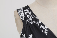 Robe rétro à imprimé floral, vintage, sans manches, paréo, nouvelle collection 2022