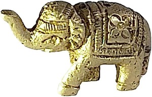 Estatuas de elefante de latón Art Deco hechas a mano, figurita de la suerte para decoración del hogar y regalos, patrón de animales - Product Image 3