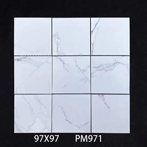 97*97mm Structure solide bleu blanc méditerranéen extérieur hôtel <span class=keywords><strong>piscine</strong></span> poisson paysage tuiles <span class=keywords><strong>piscine</strong></span> mosaïque Puzzle tuile - Product Image 4
