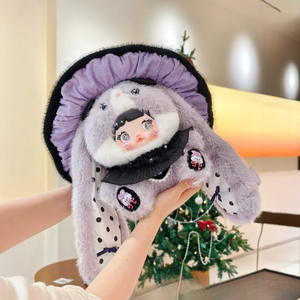 Nuomier Trendy Blind Box Toy: Bambola di Peluche a Forma di Cappello a Fungo con Personaggi di Frozen, Statuetta da Collezione Ispirata agli <span class=keywords><strong>Anime</strong></span>, Perfetta come Regalo - Product Image 1